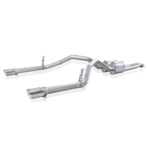 Chevrolet Silverado 1500 Performance Exhaust - Stainless Works - Cat Back, Under Bumper Exit - `07-`18